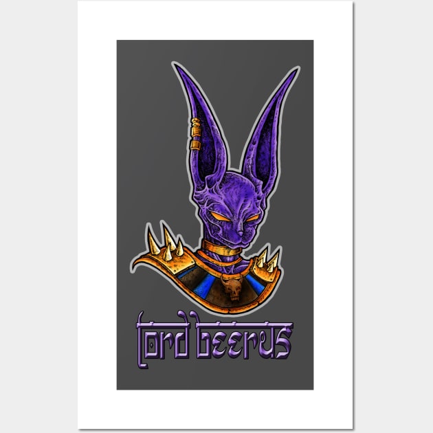 lord beerus Wall Art by HornArt